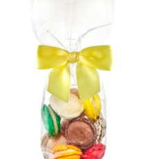 Clear hard-bottom bag