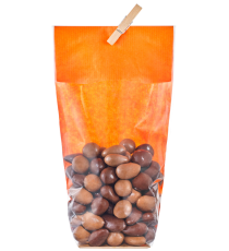 Hard bottom bag polykraft - Orange