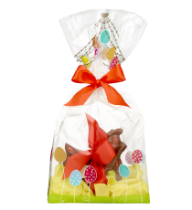 Easter extra-large bag for chocolate moulded figure - Party Eggs XXL