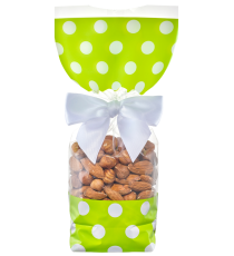 Hard bottom bag - Polka Anis